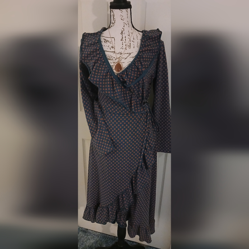 5/$25 Matilda Jane Polka Dot Womans Dress